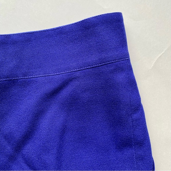 Vintage High Waisted Wool Trousers - Electric Blue - Picture 4 of 13